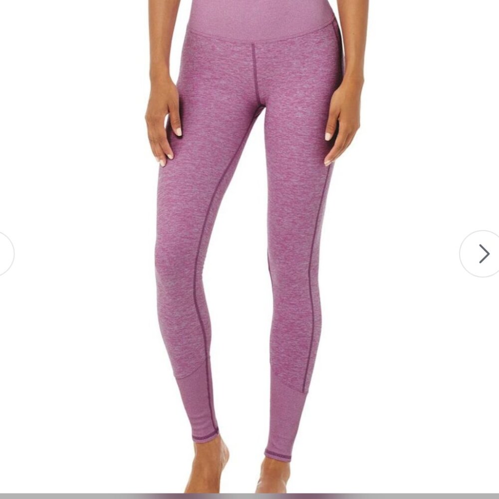 Alo High-Waisted Purple Leggings Size Small